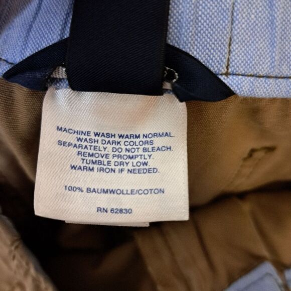 Land's End tan pants size 12 petite - Picture 4 of 6